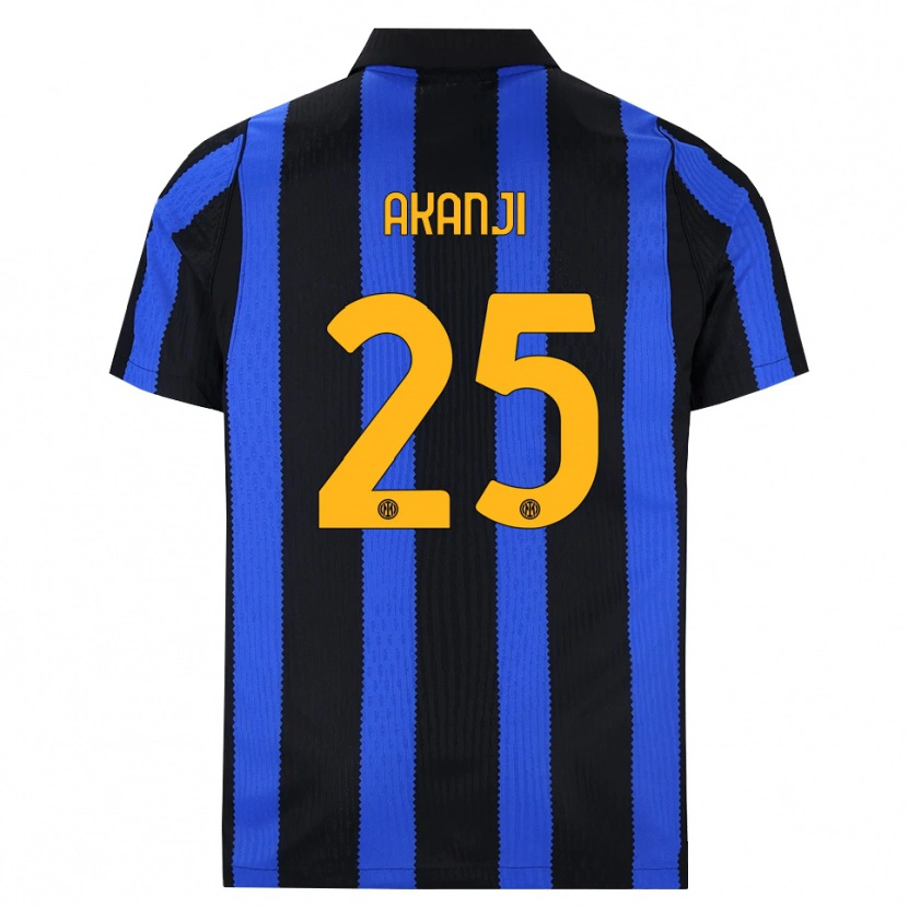 Danxen Homem Camisola Manuel Akanji #25 Preto Azul Amarelo Principal 2026/27 Camisa