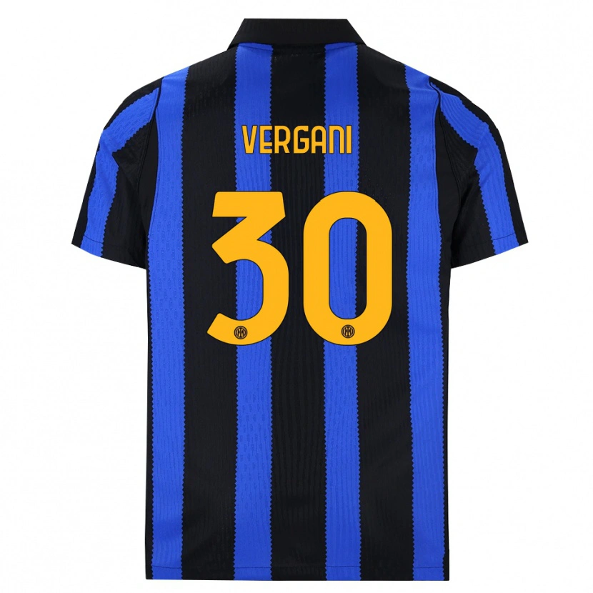 Danxen Homem Camisola Bianca Vergani #30 Preto Azul Amarelo Principal 2026/27 Camisa