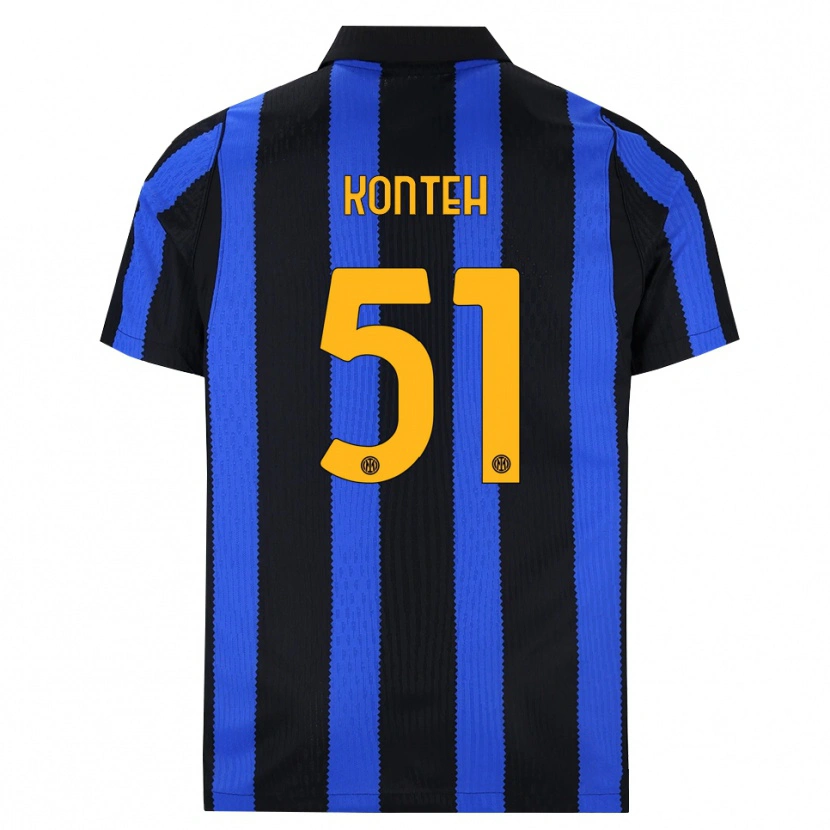 Danxen Homem Camisola Amadou Konteh #51 Preto Azul Amarelo Principal 2026/27 Camisa