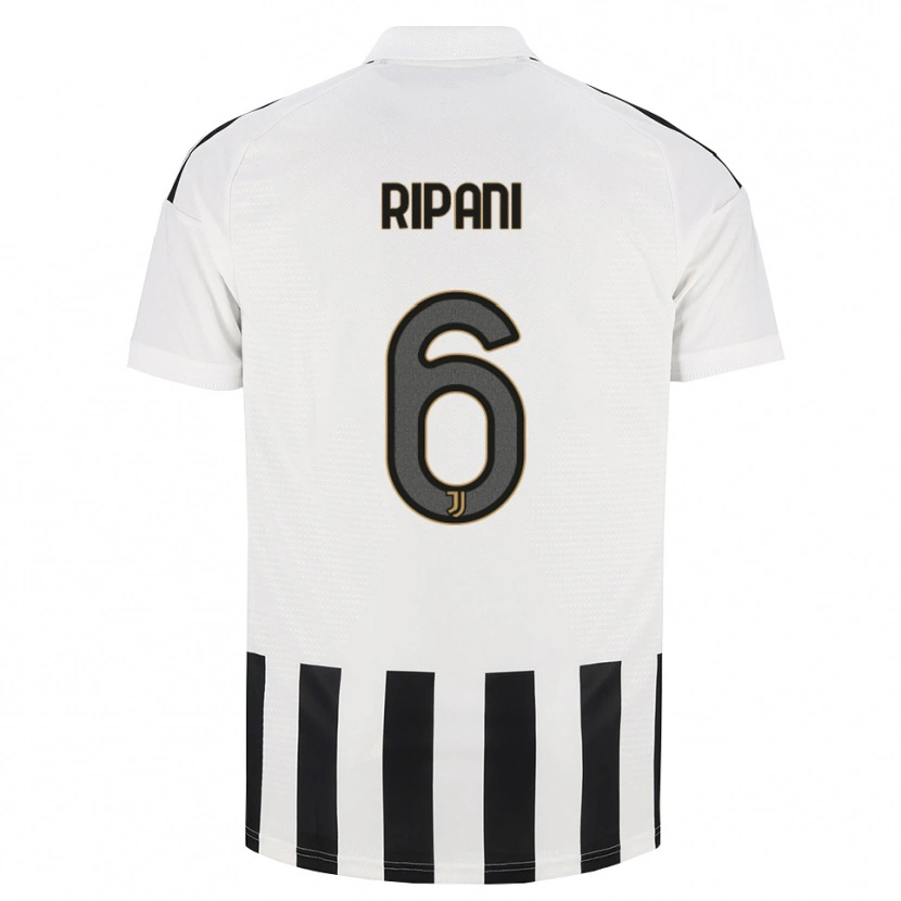 Danxen Homem Camisola Diego Ripani #6 Preto Branco Marrom Principal 2026/27 Camisa