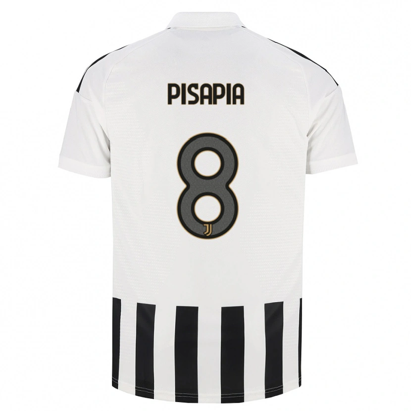 Danxen Homem Camisola Luciano Pisapia #8 Preto Branco Marrom Principal 2026/27 Camisa