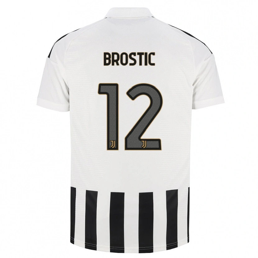Danxen Homem Camisola Gabriel Broștic #12 Preto Branco Marrom Principal 2026/27 Camisa