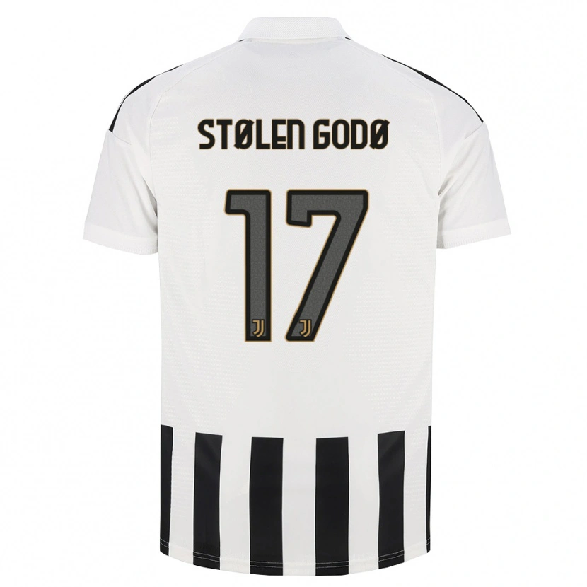 Danxen Homem Camisola Emma Stølen Godø #17 Preto Branco Marrom Principal 2026/27 Camisa