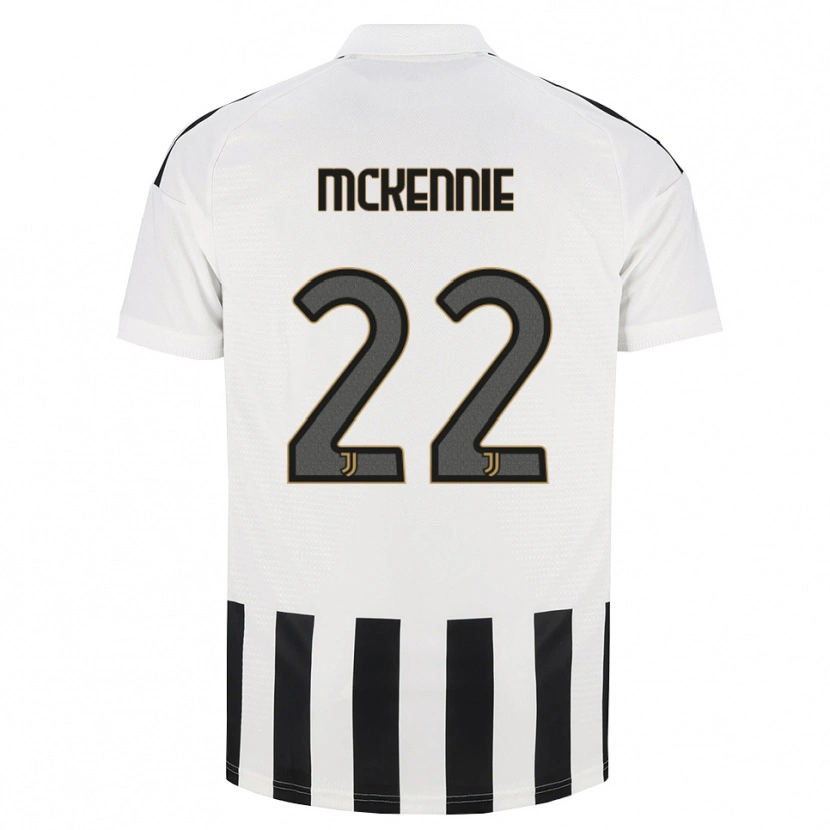 Danxen Homem Camisola Weston Mckennie #22 Preto Branco Marrom Principal 2026/27 Camisa