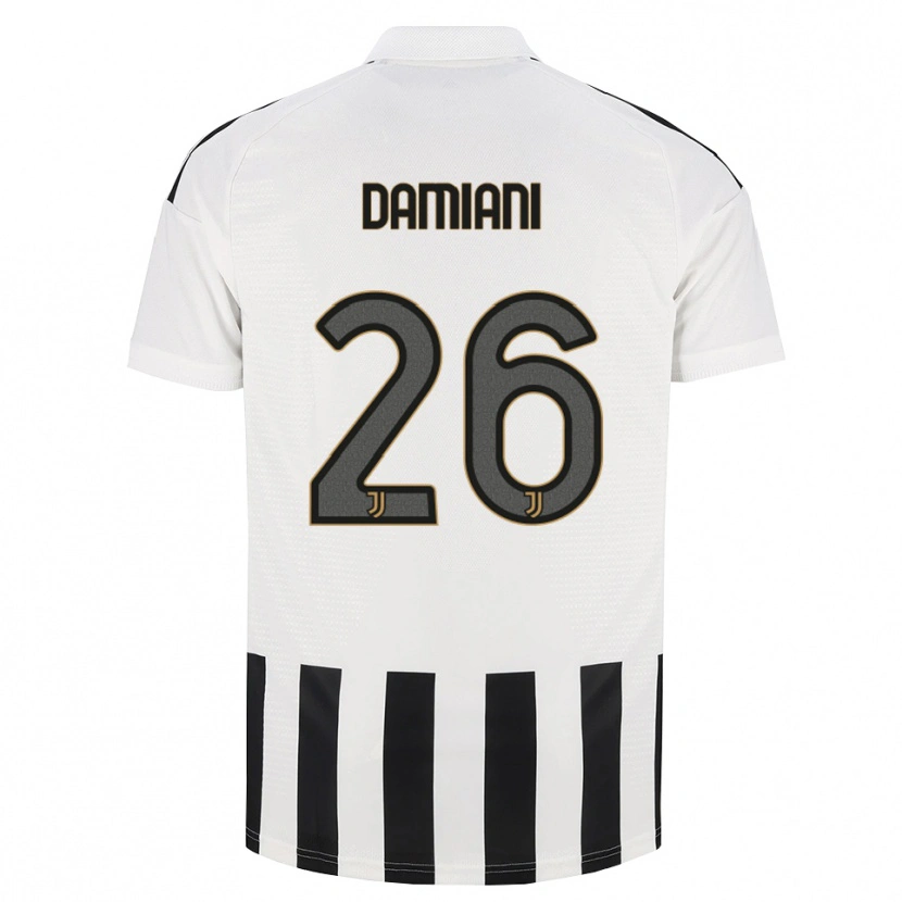 Danxen Homem Camisola Samuele Damiani #26 Preto Branco Marrom Principal 2026/27 Camisa