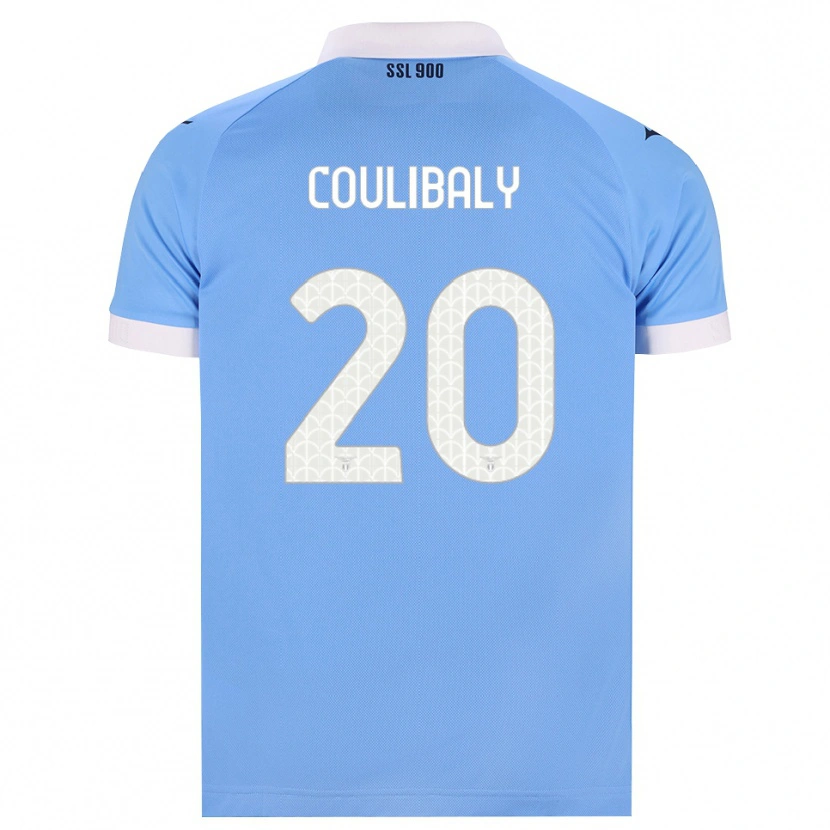Danxen Homem Camisola Larsson Coulibaly #20 Azul Celeste Preto Branco Principal 2026/27 Camisa