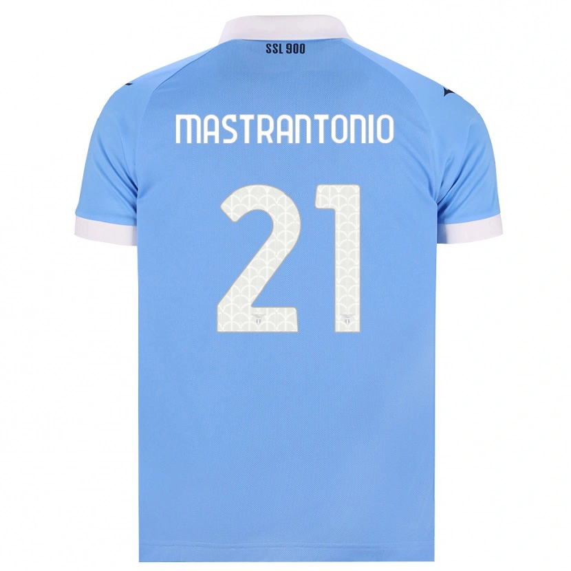 Danxen Homem Camisola Ella Mastrantonio #21 Azul Celeste Preto Branco Principal 2026/27 Camisa
