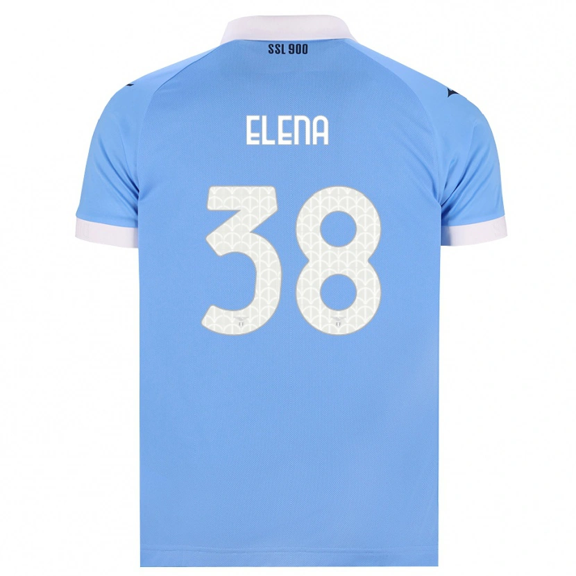 Danxen Homem Camisola Michele Elena #38 Azul Celeste Preto Branco Principal 2026/27 Camisa
