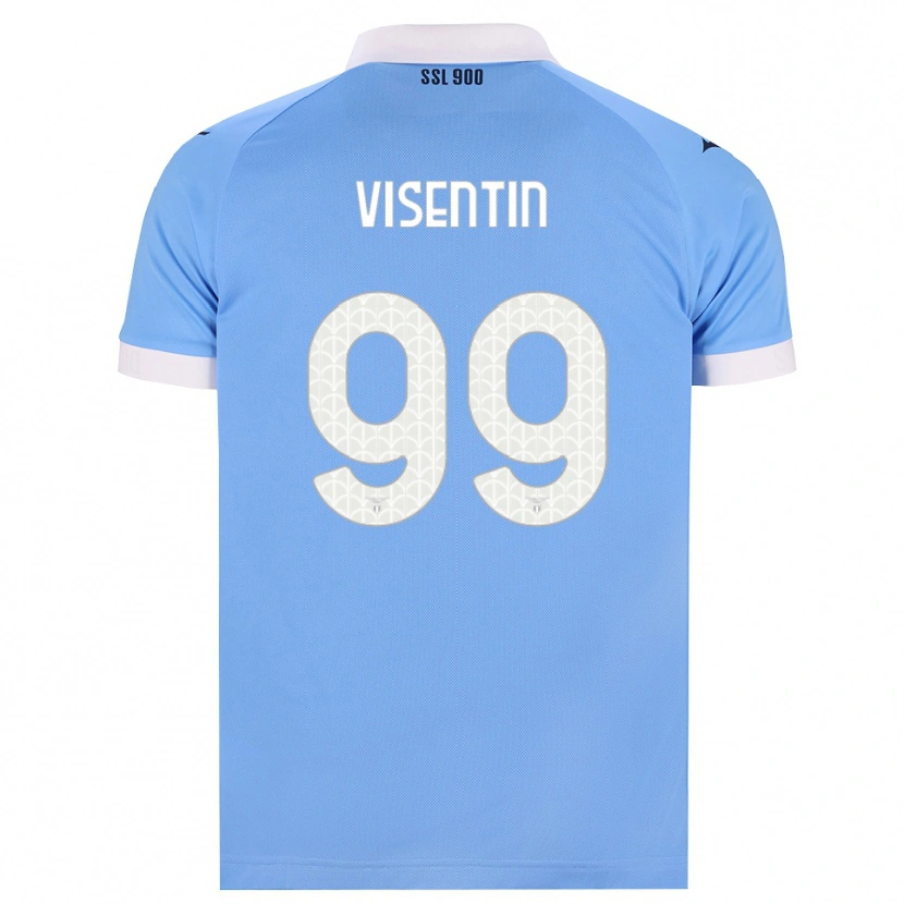 Danxen Homem Camisola Noemi Visentin #99 Azul Celeste Preto Branco Principal 2026/27 Camisa
