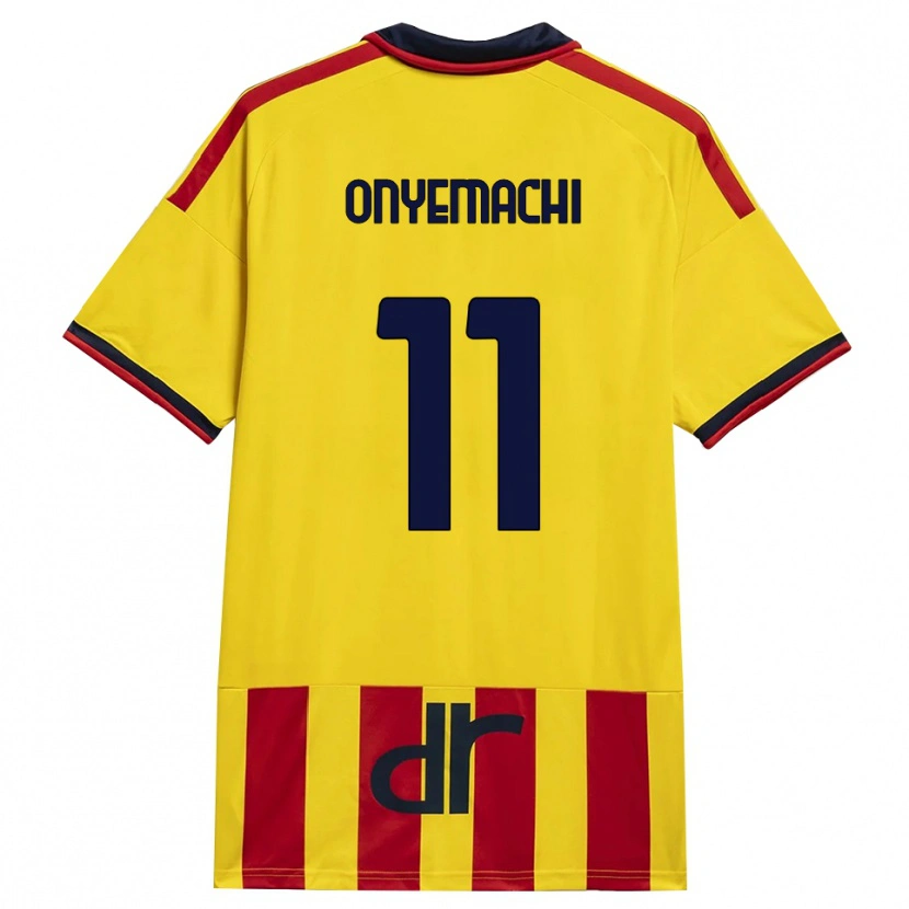 Danxen Homem Camisola Divine Onyemachi #11 Amarelo Vermelho Principal 2026/27 Camisa