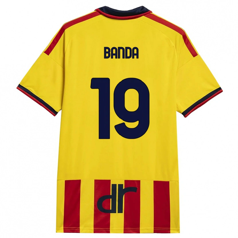 Danxen Homem Camisola Lameck Banda #19 Amarelo Vermelho Principal 2026/27 Camisa