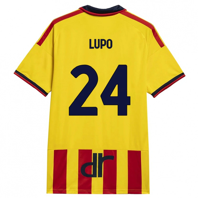 Danxen Homem Camisola Christian Lupo #24 Amarelo Vermelho Principal 2026/27 Camisa
