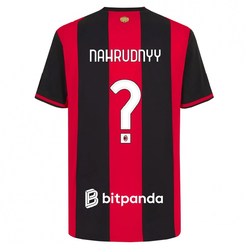 Danxen Homem Camisola Vladislav Nahrudnyy #0 Vermelho Preto Branco Principal 2026/27 Camisa