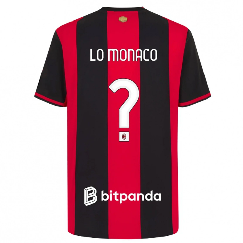 Danxen Homem Camisola Kevin Lo Monaco #0 Vermelho Preto Branco Principal 2026/27 Camisa