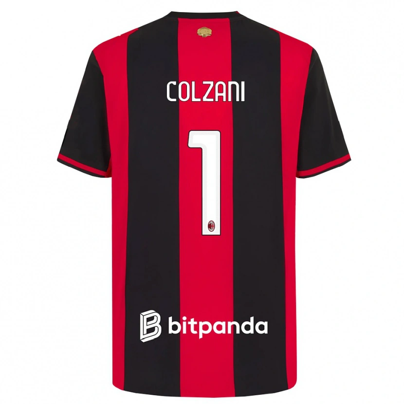 Danxen Homem Camisola Edoardo Colzani #1 Vermelho Preto Branco Principal 2026/27 Camisa