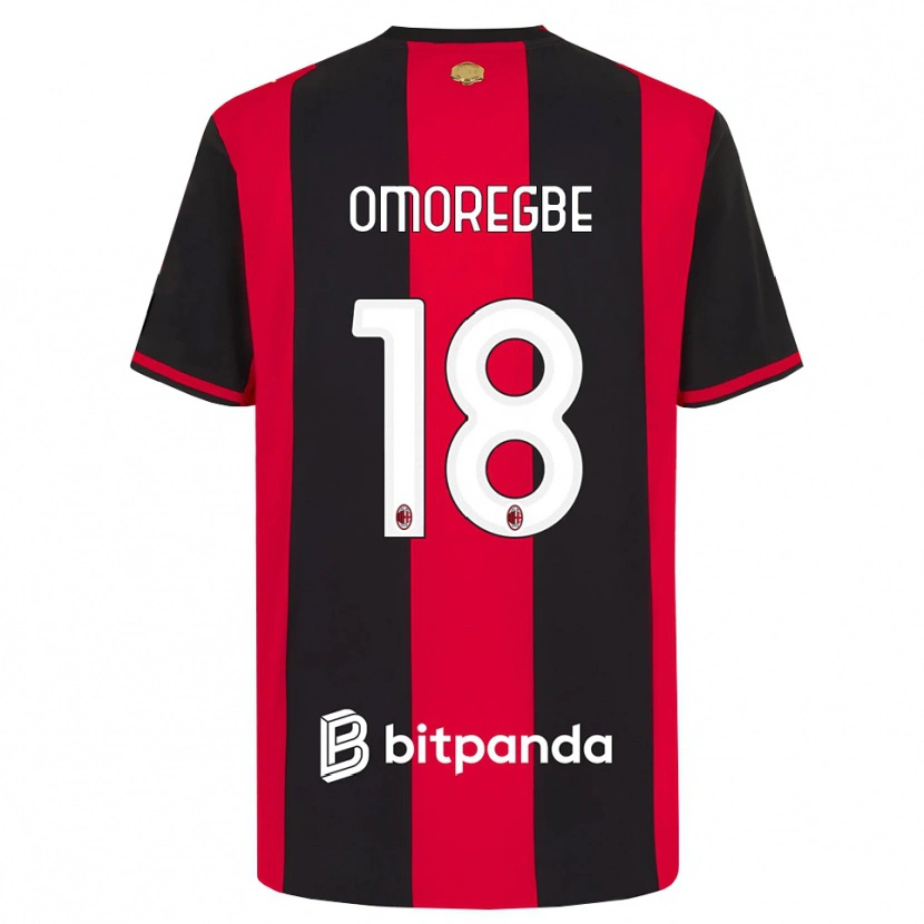 Danxen Homem Camisola Bob Murphy Omoregbe #18 Vermelho Preto Branco Principal 2026/27 Camisa