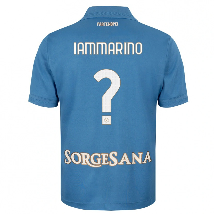 Danxen Homem Camisola Christian Iammarino #0 Azul Bruma Branco Principal 2026/27 Camisa