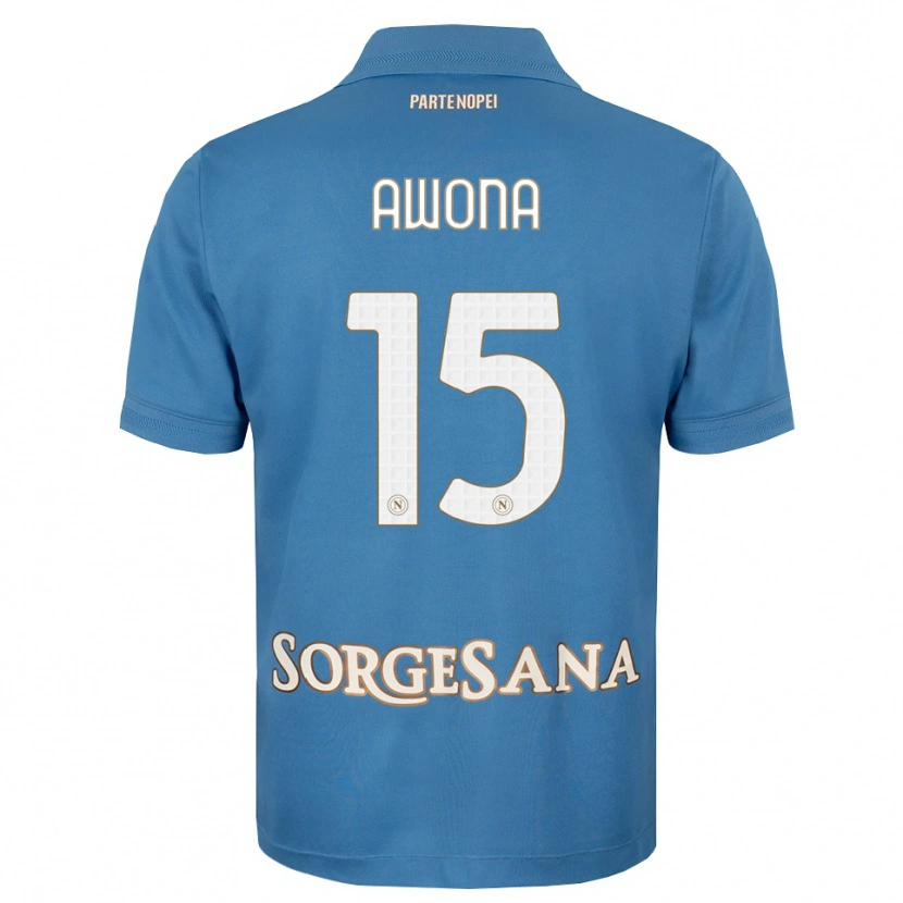 Danxen Homem Camisola Aurelle Awona #15 Azul Bruma Branco Principal 2026/27 Camisa