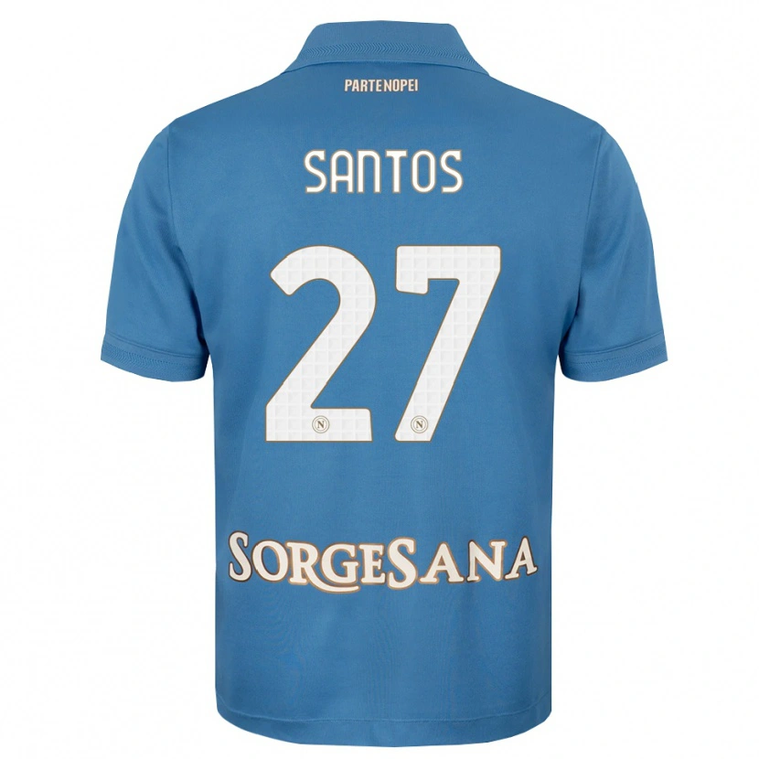 Danxen Homem Camisola Alisson Santos #27 Azul Bruma Branco Principal 2026/27 Camisa