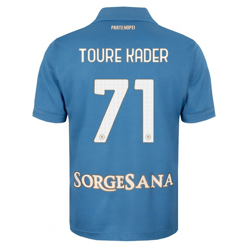 Danxen Homem Camisola Aziz Toure Kader #71 Azul Bruma Branco Principal 2026/27 Camisa