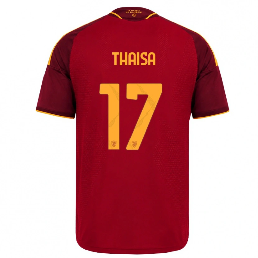 Danxen Homem Camisola Thaisa #17 Vermelho Dourado Amarelo Principal 2026/27 Camisa