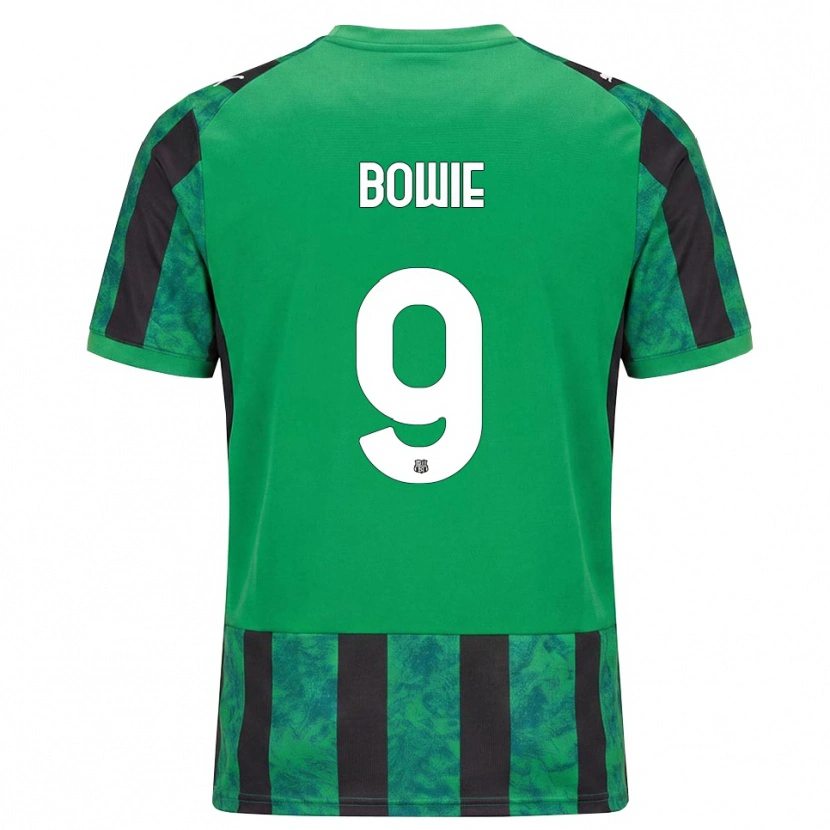 Danxen Homem Camisola Kieron Bowie #9 Verde Preto Branco Principal 2026/27 Camisa