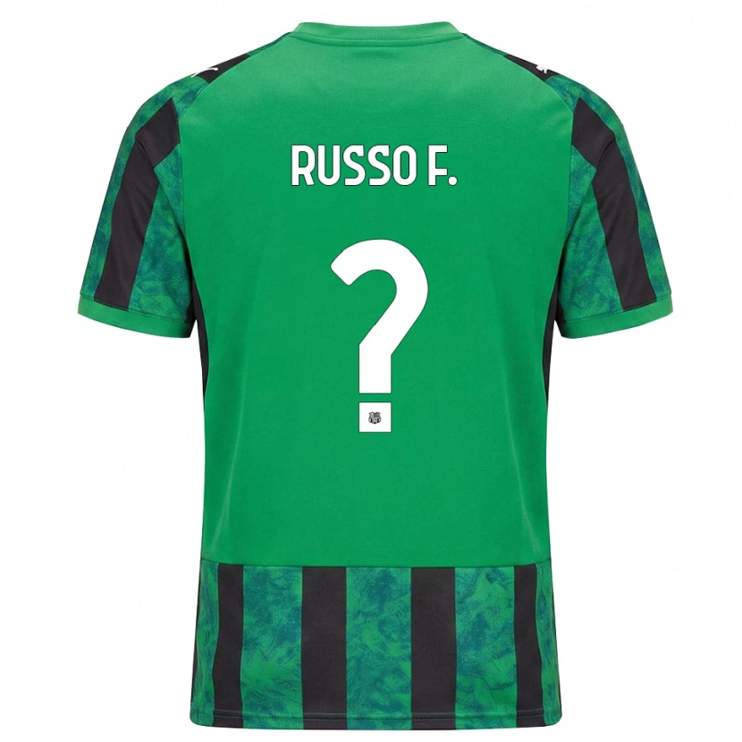 Danxen Homem Camisola Flavio Russo #0 Verde Preto Branco Principal 2026/27 Camisa