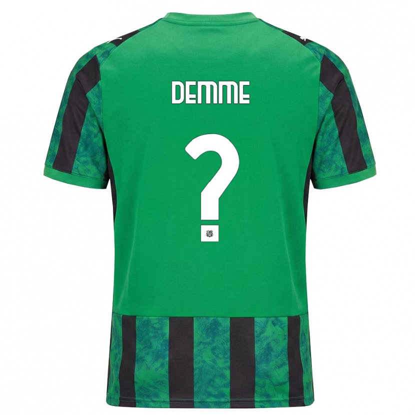 Danxen Homem Camisola Antonio Demme #0 Verde Preto Branco Principal 2026/27 Camisa