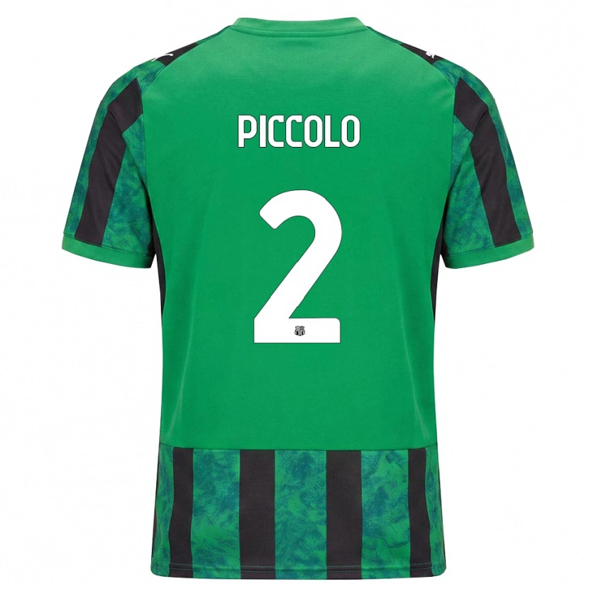 Danxen Homem Camisola Peter Piccolo #2 Verde Preto Branco Principal 2026/27 Camisa