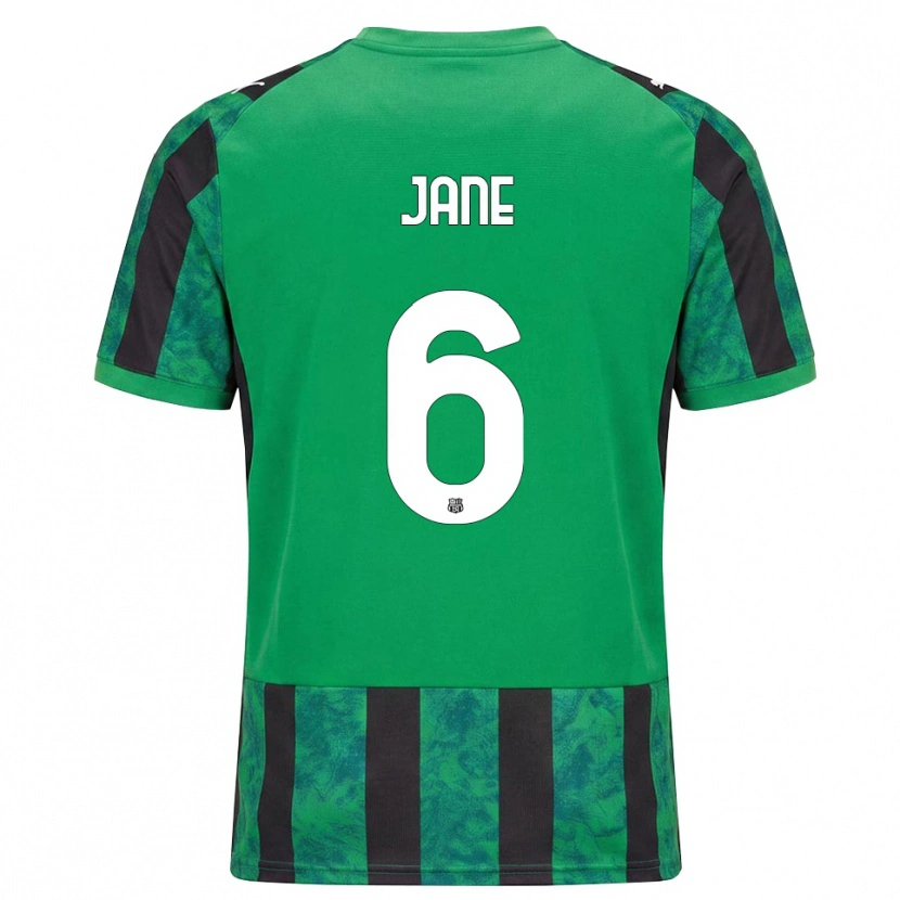 Danxen Homem Camisola Refiloe Jane #6 Verde Preto Branco Principal 2026/27 Camisa