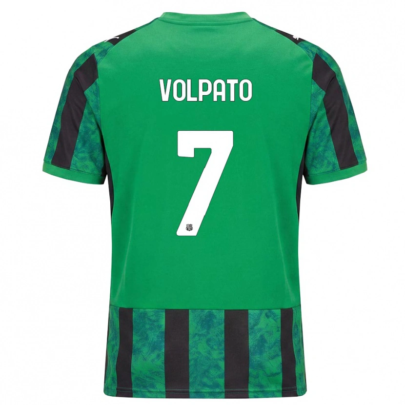 Danxen Homem Camisola Cristian Volpato #7 Verde Preto Branco Principal 2026/27 Camisa