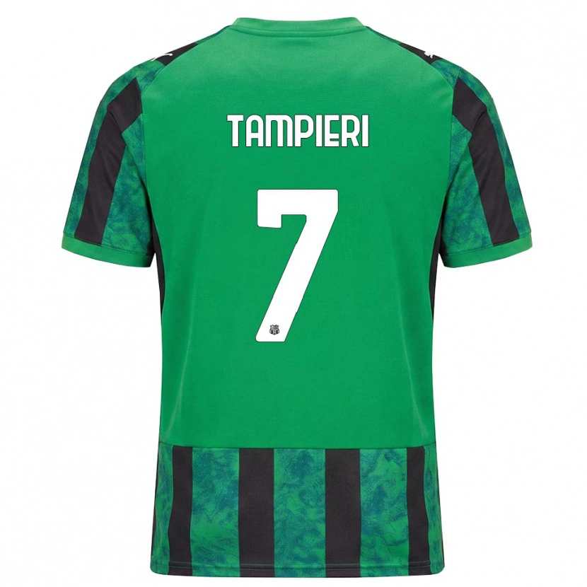 Danxen Homem Camisola Diego Tampieri #7 Verde Preto Branco Principal 2026/27 Camisa