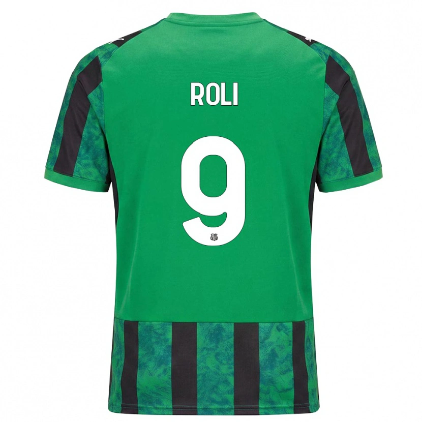 Danxen Homem Camisola Riccardo Roli #9 Verde Preto Branco Principal 2026/27 Camisa