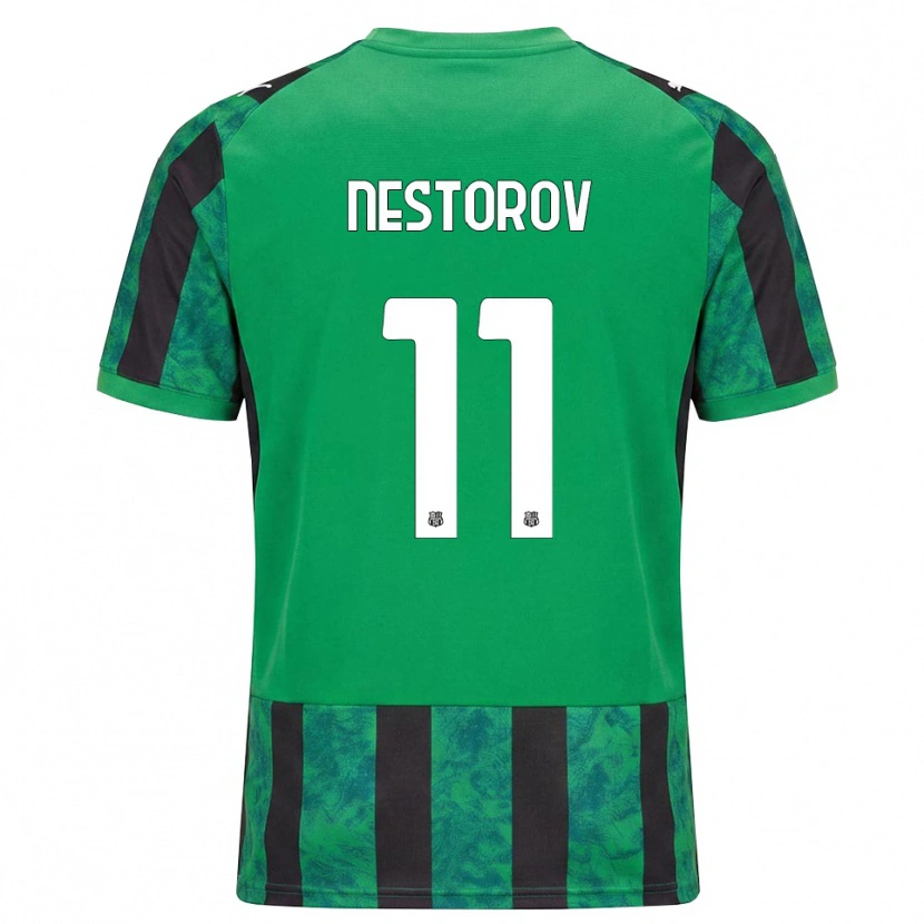 Danxen Homem Camisola Dean Nestorov #11 Verde Preto Branco Principal 2026/27 Camisa