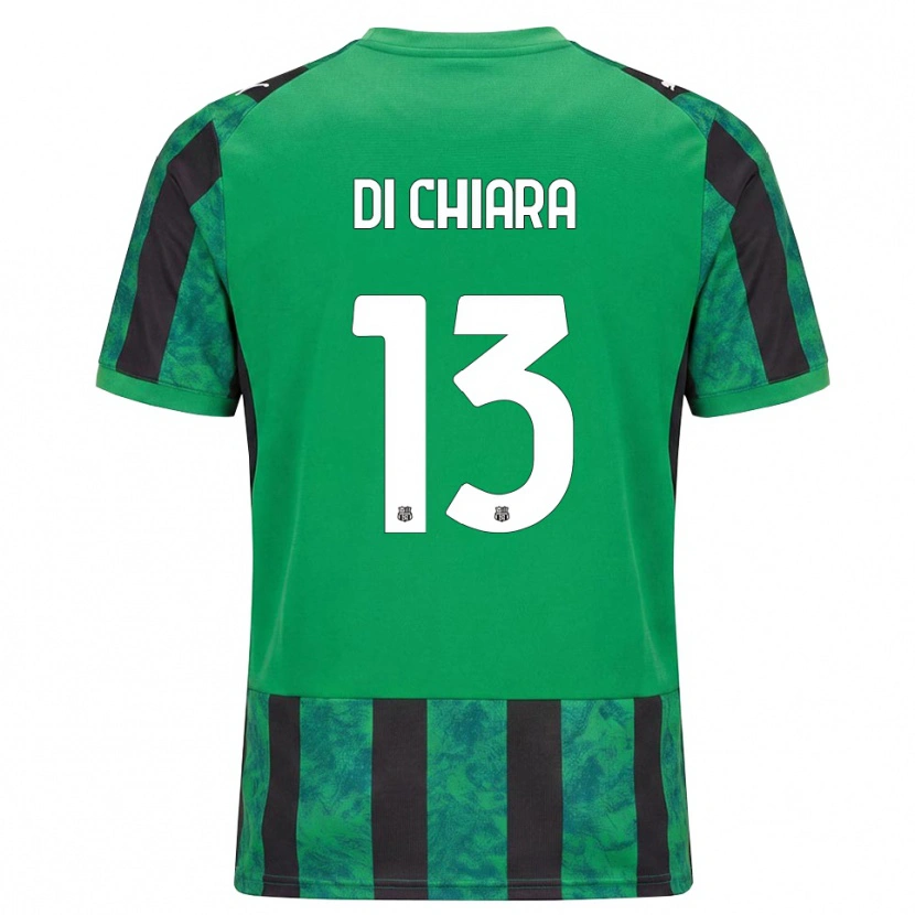 Danxen Homem Camisola Crescenzo Di Chiara #13 Verde Preto Branco Principal 2026/27 Camisa