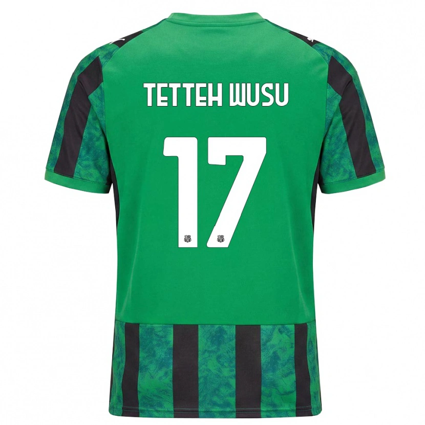 Danxen Homem Camisola Mattias Tetteh Wusu #17 Verde Preto Branco Principal 2026/27 Camisa