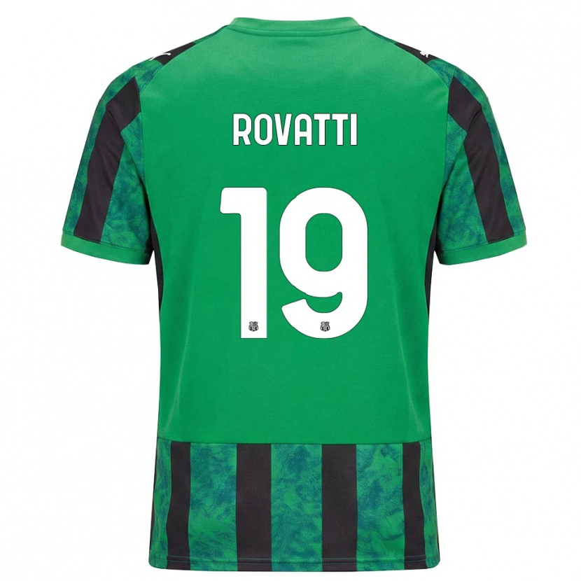 Danxen Homem Camisola Matteo Rovatti #19 Verde Preto Branco Principal 2026/27 Camisa