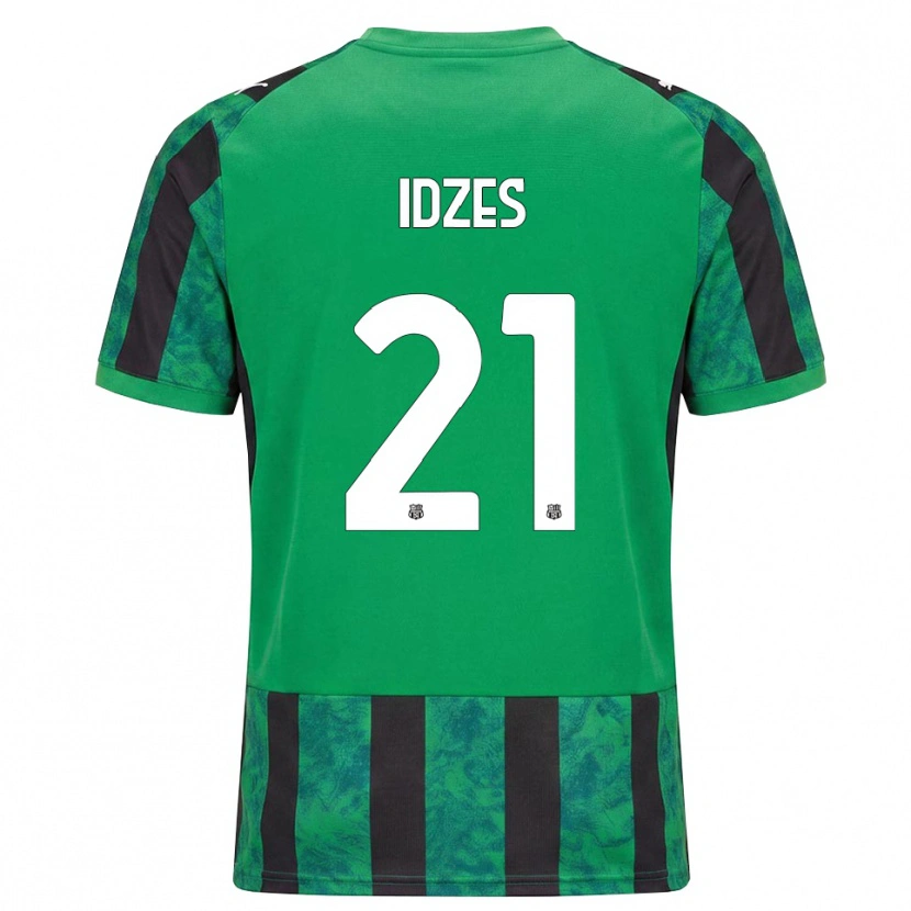Danxen Homem Camisola Jay Idzes #21 Verde Preto Branco Principal 2026/27 Camisa