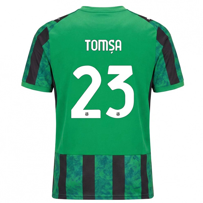 Danxen Homem Camisola Troy Tomșa #23 Verde Preto Branco Principal 2026/27 Camisa