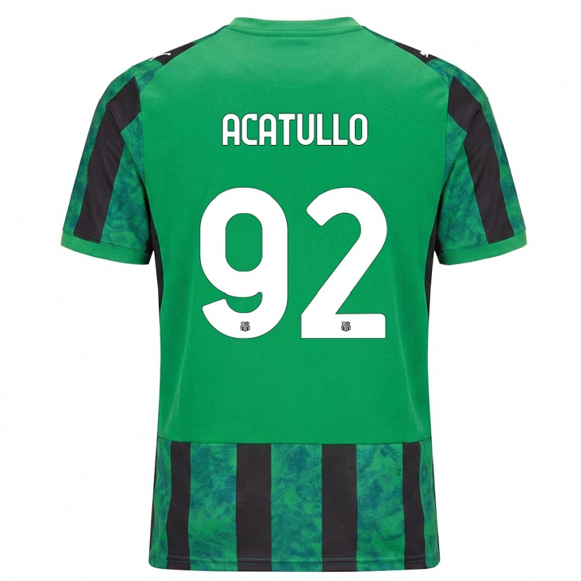 Danxen Homem Camisola Cristian Acatullo #92 Verde Preto Branco Principal 2026/27 Camisa