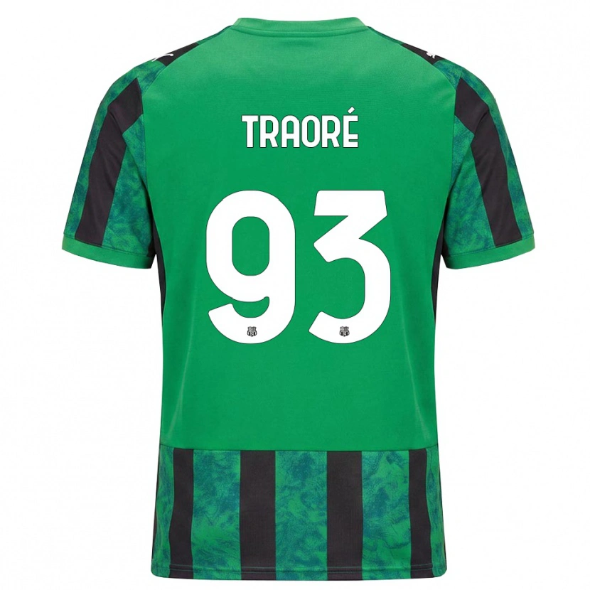 Danxen Homem Camisola Kadidia Traoré #93 Verde Preto Branco Principal 2026/27 Camisa