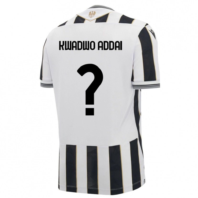 Danxen Homem Camisola Kelly Kwadwo Addai #0 Preto Branco Rosa Principal 2026/27 Camisa