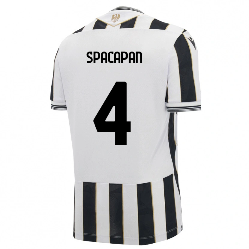 Danxen Homem Camisola Luka Spacapan #4 Preto Branco Rosa Principal 2026/27 Camisa