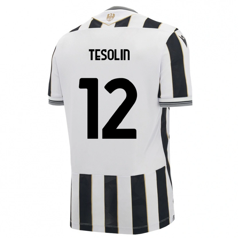 Danxen Homem Camisola Matteo Tesolin #12 Preto Branco Rosa Principal 2026/27 Camisa