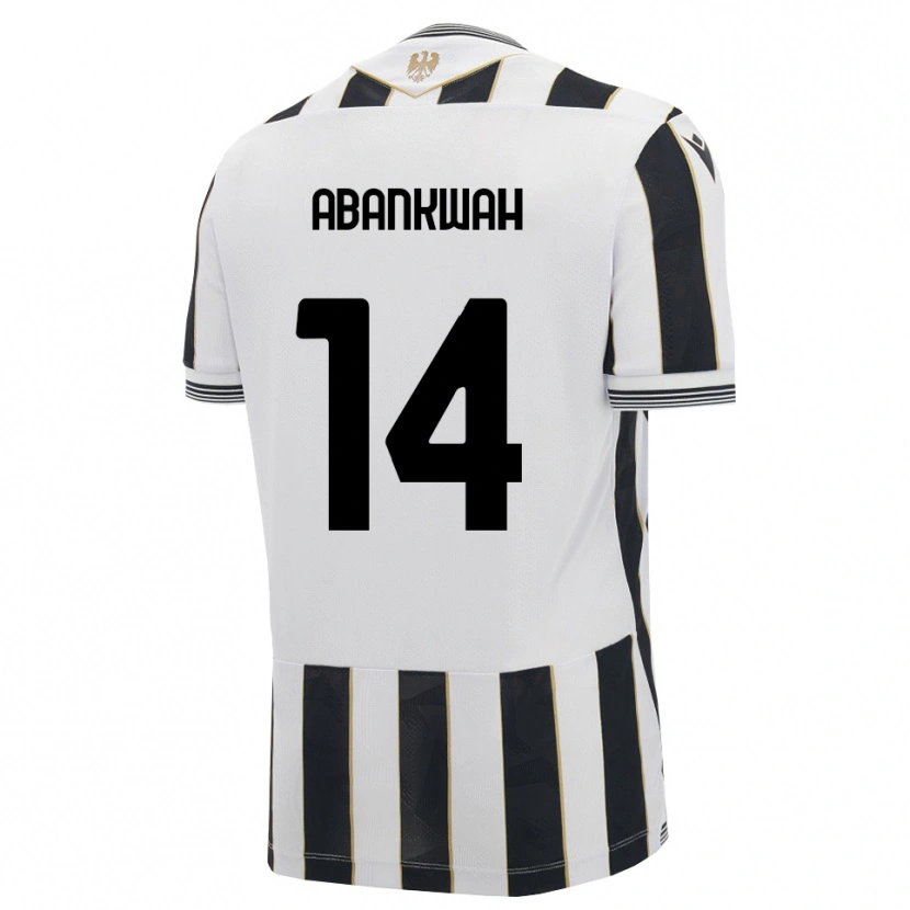 Danxen Homem Camisola James Abankwah #14 Preto Branco Rosa Principal 2026/27 Camisa