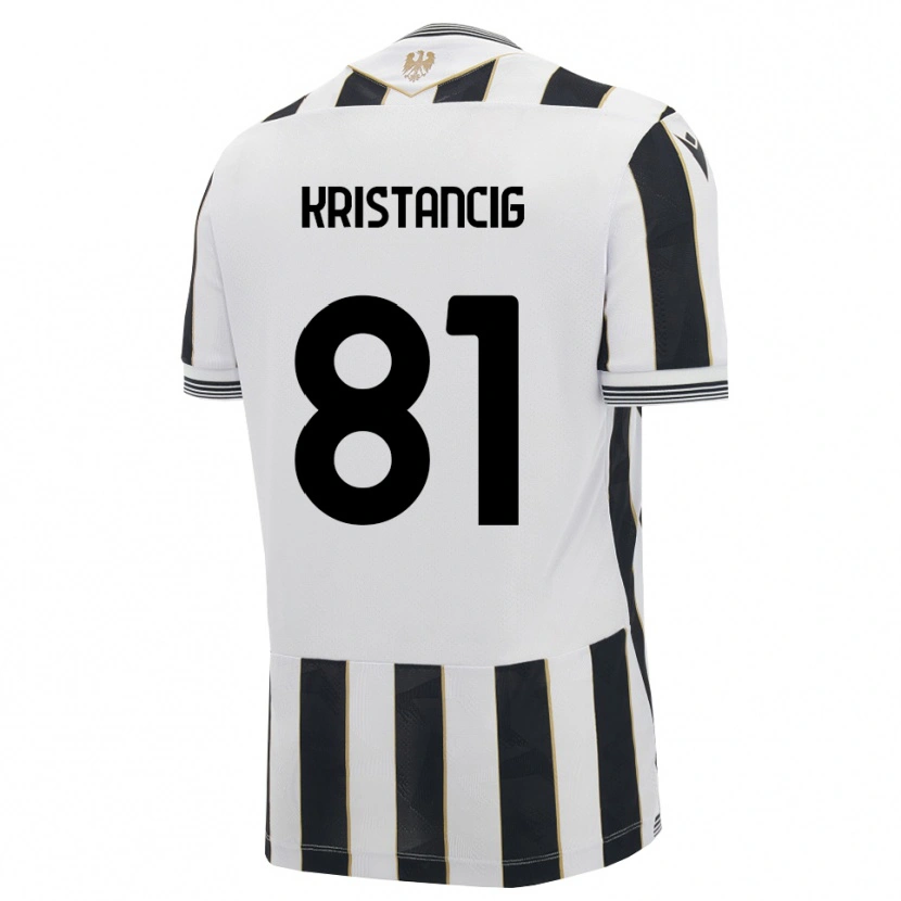 Danxen Homem Camisola Luca Kristancig #81 Preto Branco Rosa Principal 2026/27 Camisa