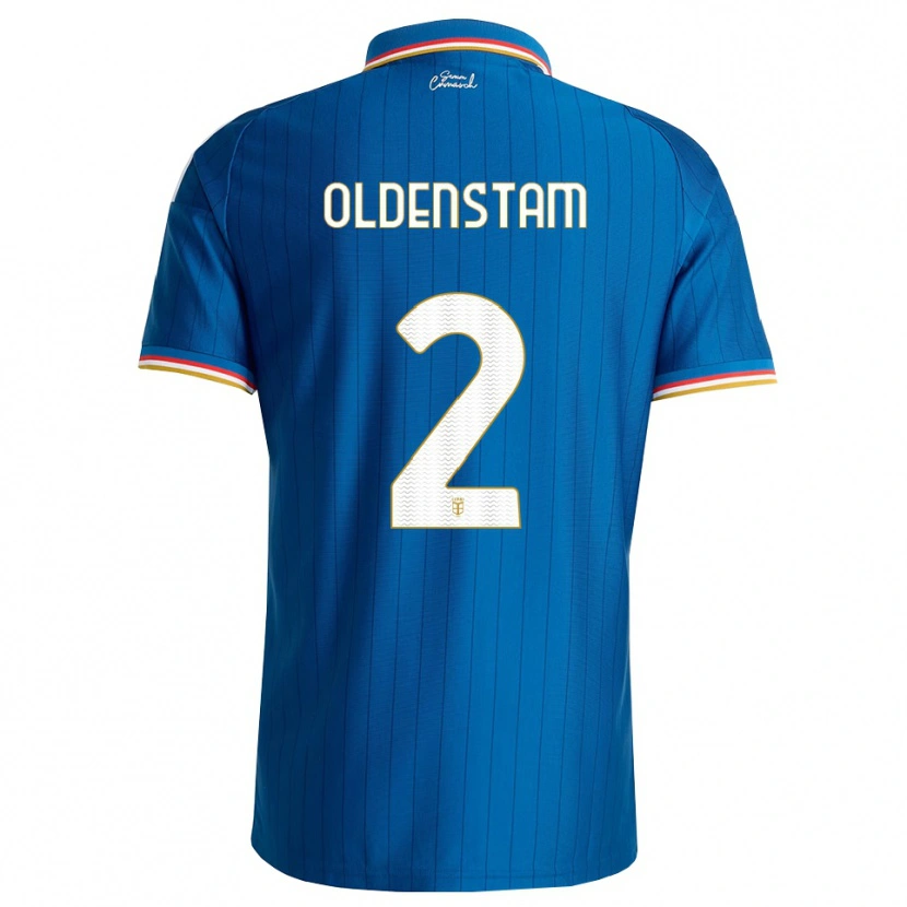 Danxen Homem Camisola Lyfe Oldenstam #2 Azul Branco Vermelho Principal 2026/27 Camisa