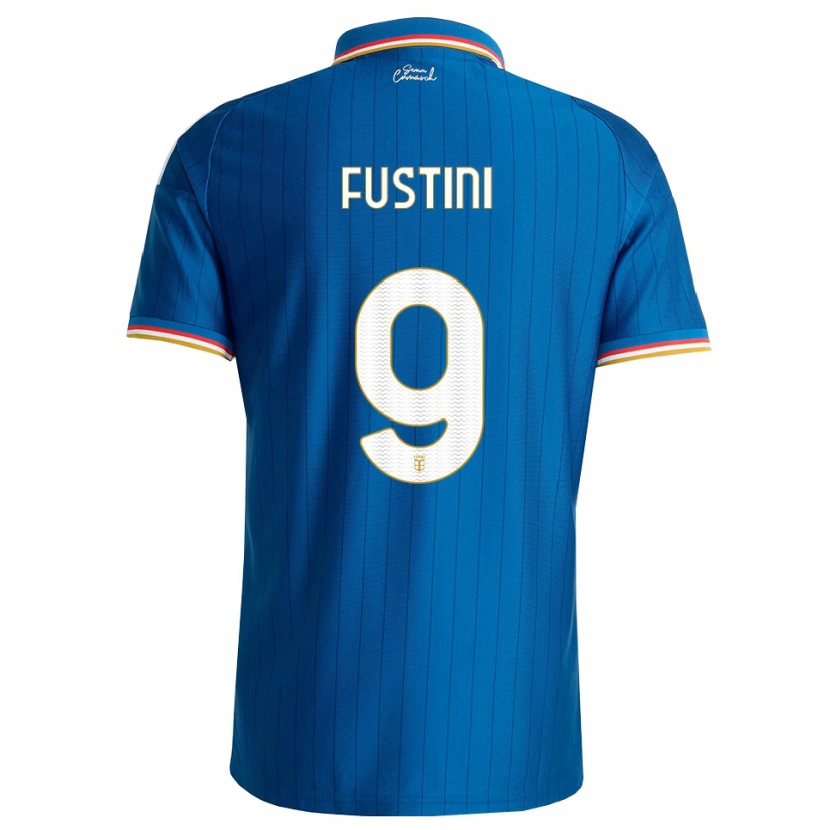 Danxen Homem Camisola Kevin Fustini #9 Azul Branco Vermelho Principal 2026/27 Camisa