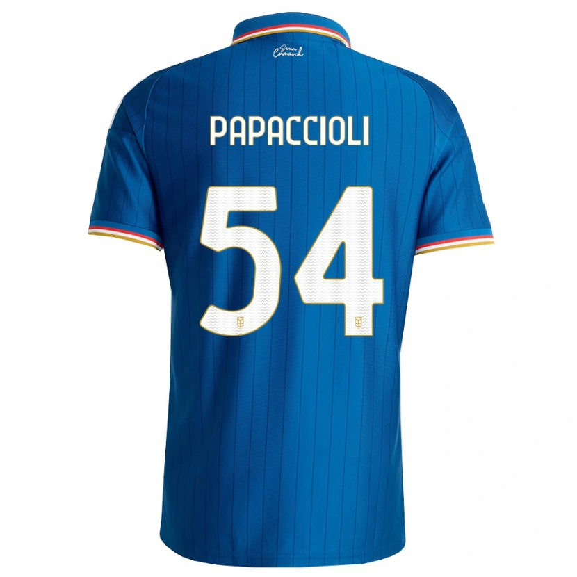 Danxen Homem Camisola Matteo Papaccioli #54 Azul Branco Vermelho Principal 2026/27 Camisa