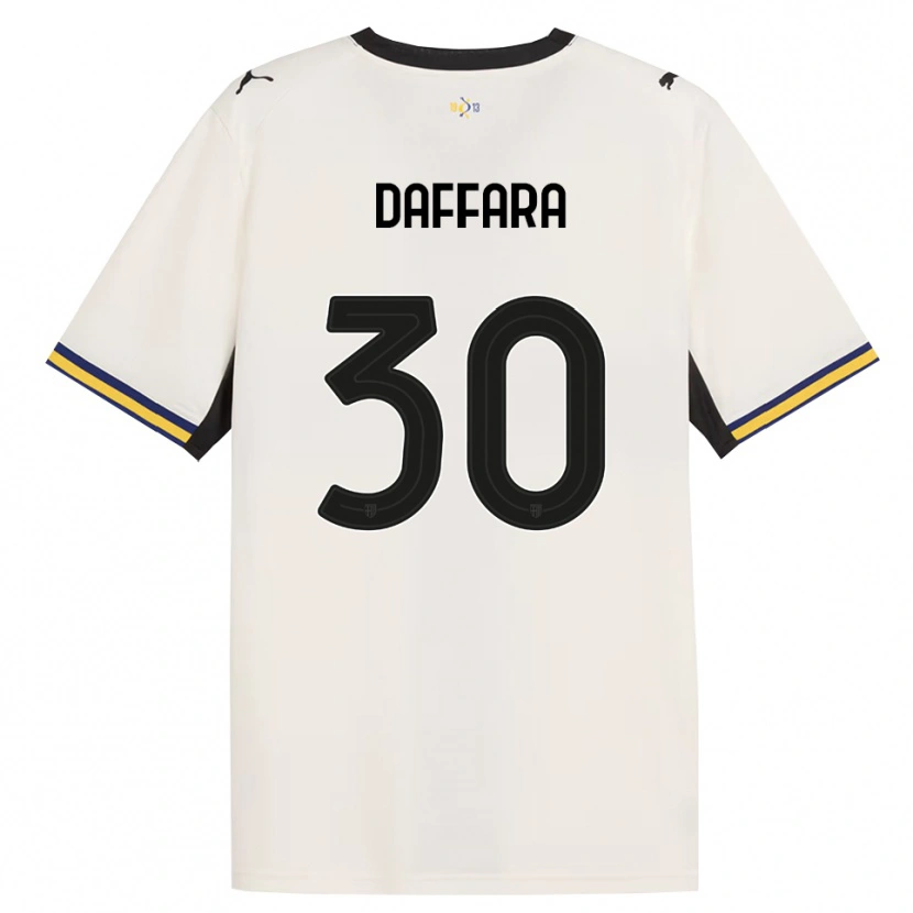 Danxen Homem Camisola Giovanni Daffara #30 Off-White Preto Amarelo Principal 2026/27 Camisa